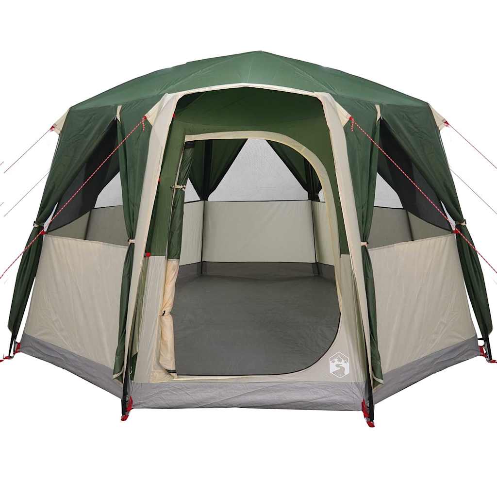 Tenda Capanna con tetto Verde e Bianco 320 x 320 x 203 cm 42004032