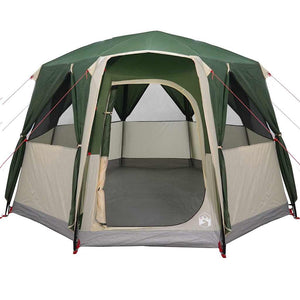 Tenda Capanna con tetto Verde e Bianco 320 x 320 x 203 cm 42004032