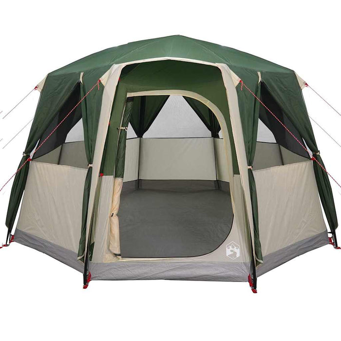 Tenda Capanna con tetto Verde e Bianco 320 x 320 x 203 cm 42004032