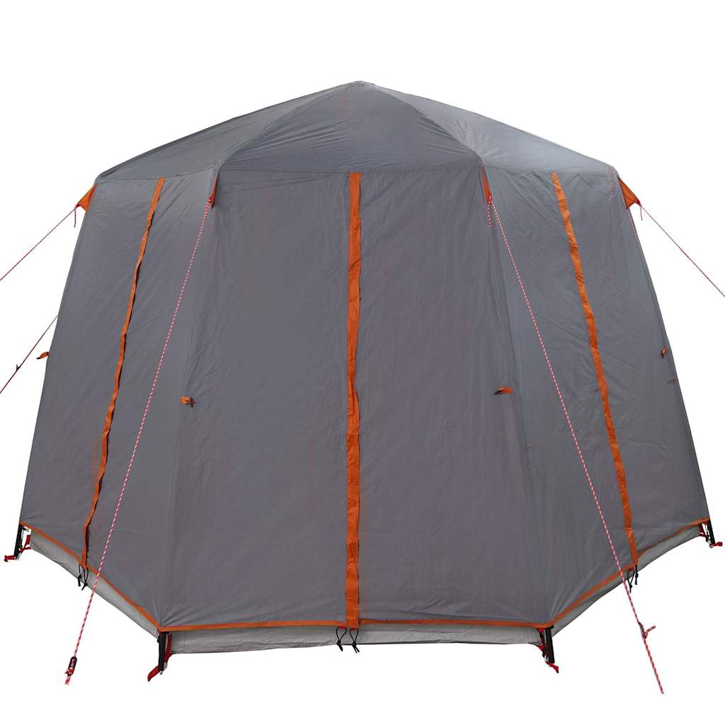 Tenda Capanna con tetto Grigio e arancione 320 x 320 x 203 cm 42004034
