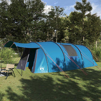 Tenda a tunnel con tetto Blu e Grigio 740 x 370 x 220 cm 42004036