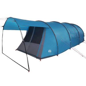 Tenda a tunnel con tetto Blu e Grigio 740 x 370 x 220 cm 42004036