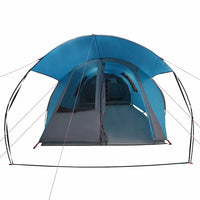 Tenda a tunnel con tetto Blu e Grigio 740 x 370 x 220 cm 42004036