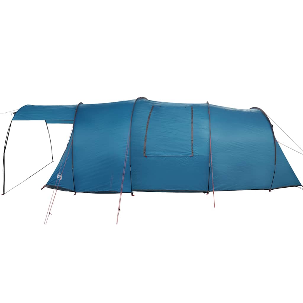 Tenda a tunnel con tetto Blu e Grigio 740 x 370 x 220 cm 42004036