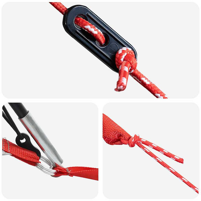 Tenda a tunnel con tetto Grigio e arancione 740 x 370 x 220 cm 42004037