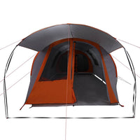 Tenda a tunnel con tetto Grigio e arancione 740 x 370 x 220 cm 42004037