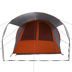 Tenda a tunnel con tetto Grigio e arancione 740 x 370 x 220 cm 42004037