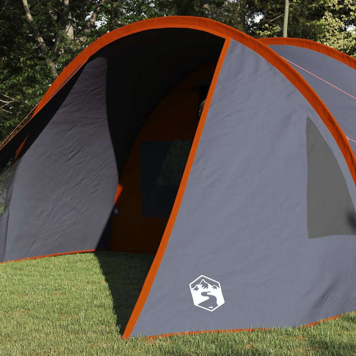 Tenda a tunnel con tetto Grigio e arancione 778 x 356 x 210 cm 42004043