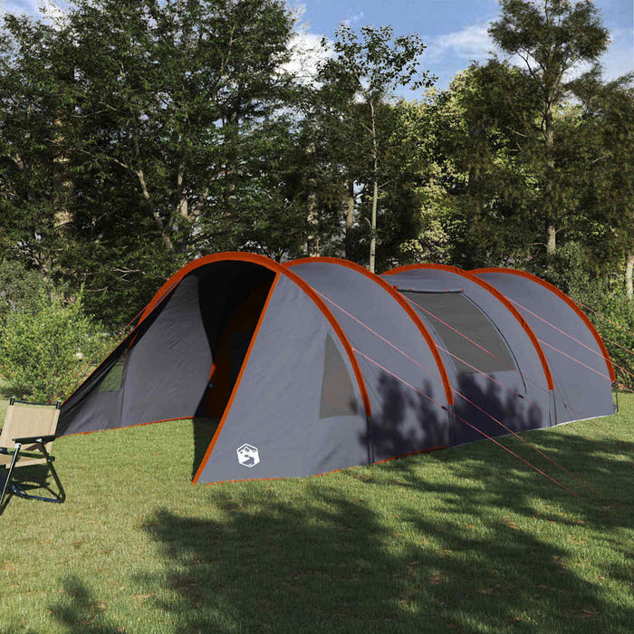Tenda a tunnel con tetto Grigio e arancione 778 x 356 x 210 cm 42004043