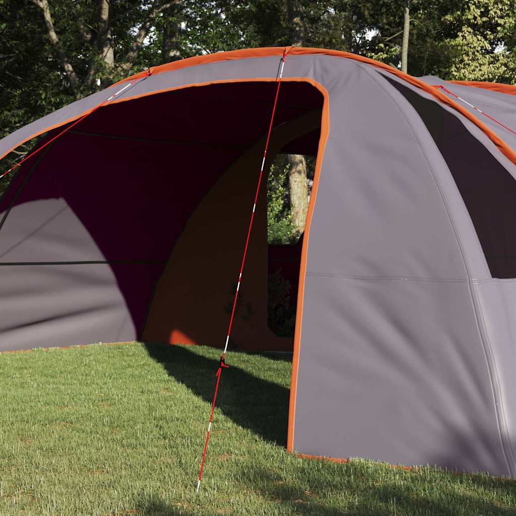 Tenda a tunnel con tetto Grigio e arancione 700 x 590 x 215 cm 42004049