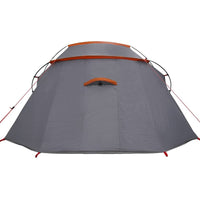 Tenda a tunnel con tetto Grigio e arancione 328 x 228 x 115 cm 42004052