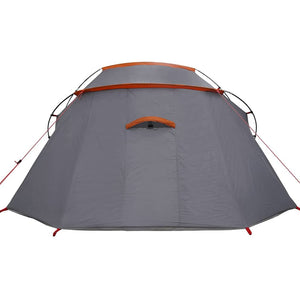Tenda a tunnel con tetto Grigio e arancione 328 x 228 x 115 cm 42004052