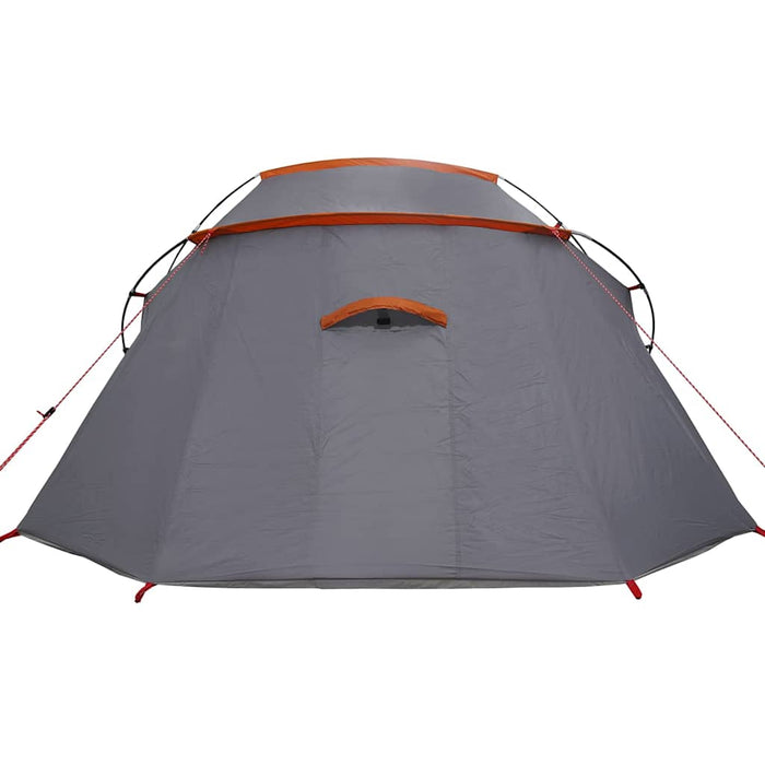 Tenda a tunnel con tetto Grigio e arancione 328 x 228 x 115 cm 42004052