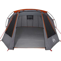 Tenda a tunnel con tetto Grigio e arancione 328 x 228 x 115 cm 42004052