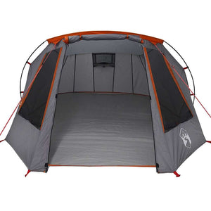 Tenda a tunnel con tetto Grigio e arancione 328 x 228 x 115 cm 42004052