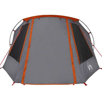 Tenda a tunnel con tetto Grigio e arancione 328 x 228 x 115 cm 42004052