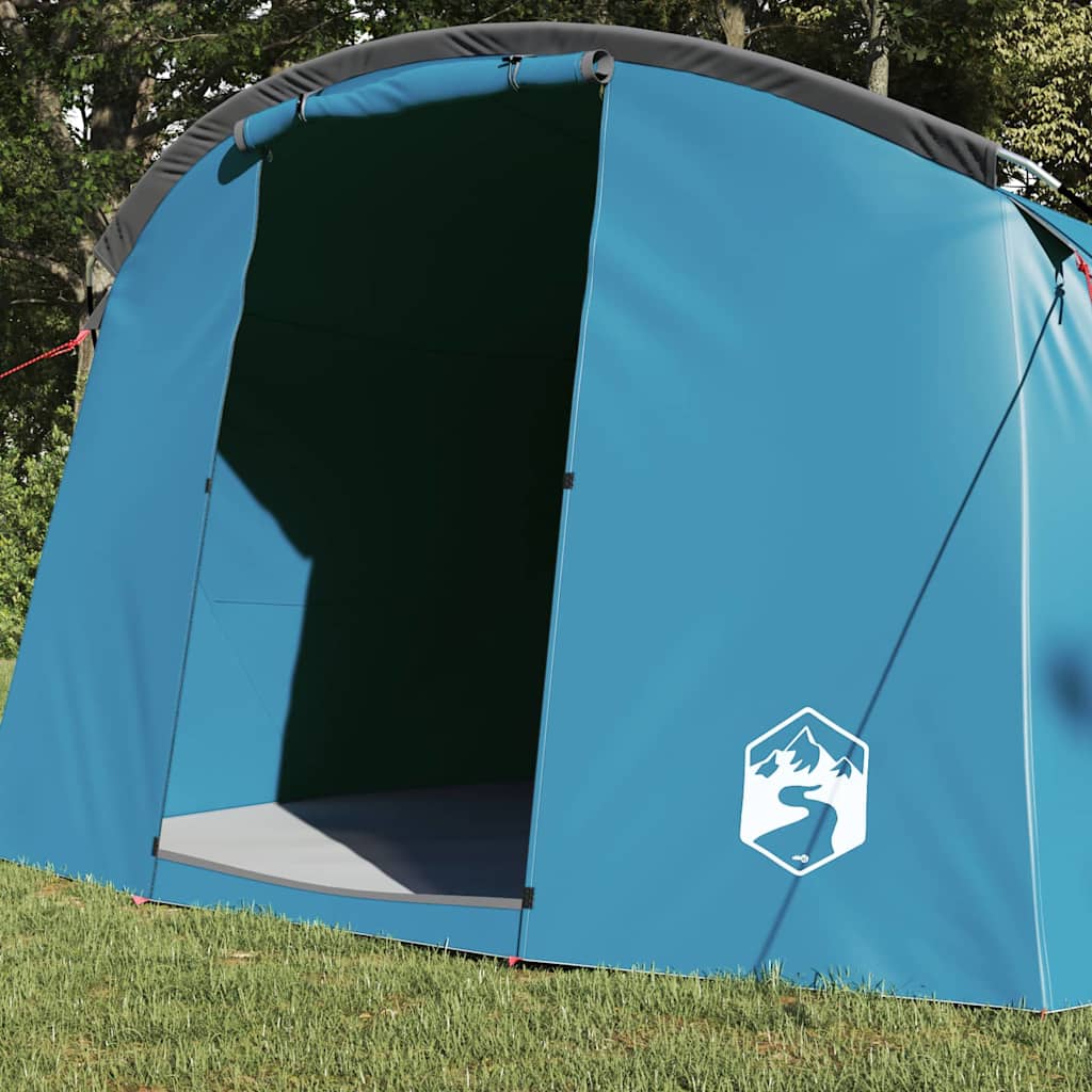 Tenda a tunnel con tetto Blu e Grigio 318 x 275 x 140 cm 42004054