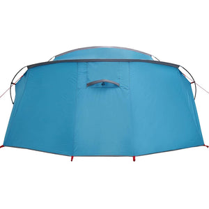Tenda a tunnel con tetto Blu e Grigio 318 x 275 x 140 cm 42004054