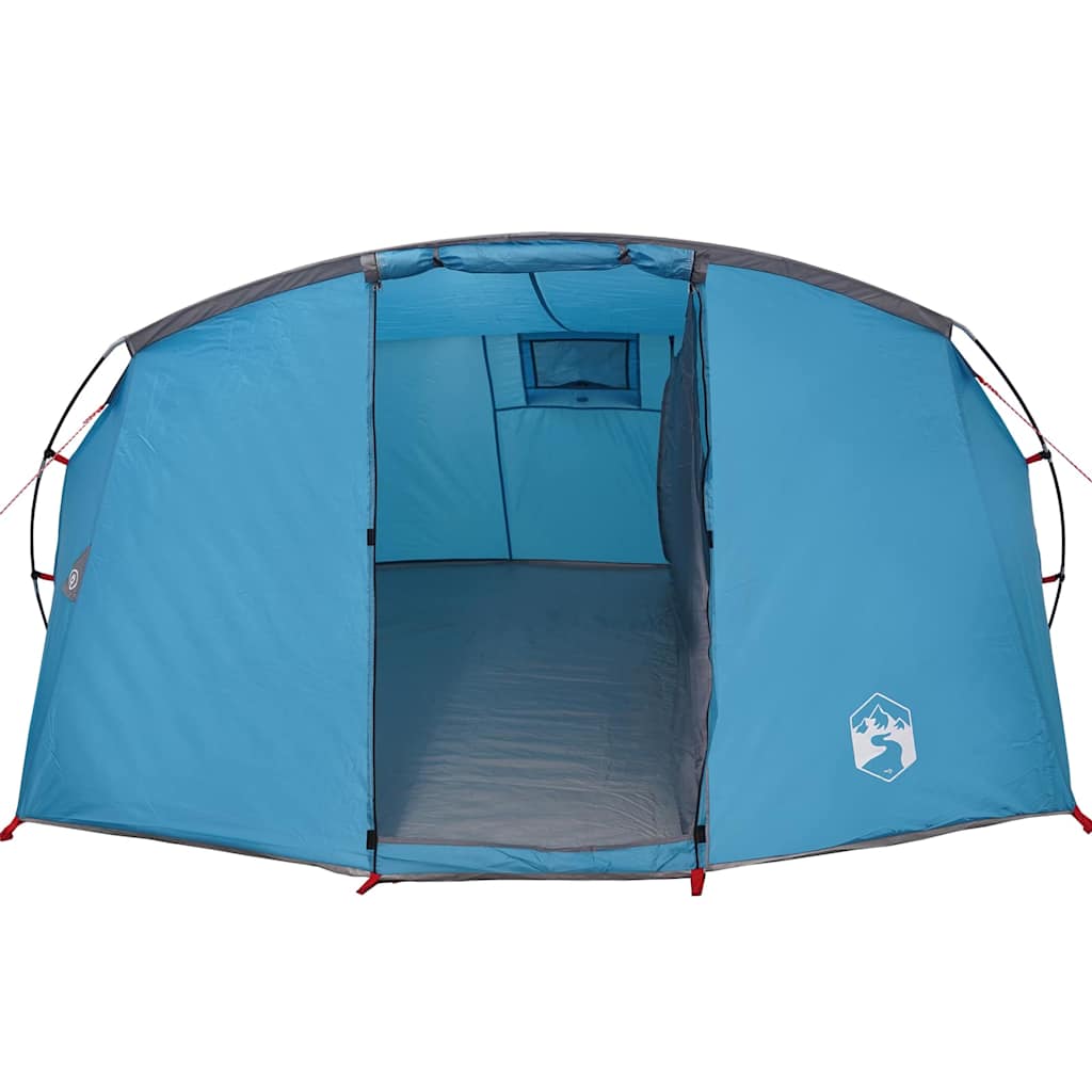Tenda a tunnel con tetto Blu e Grigio 318 x 275 x 140 cm 42004054