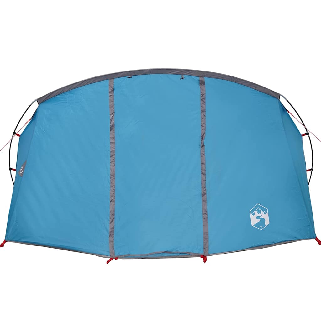 Tenda a tunnel con tetto Blu e Grigio 318 x 275 x 140 cm 42004054