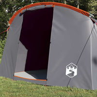 Tenda a tunnel con tetto Grigio e arancione 318 x 275 x 140 cm 42004055
