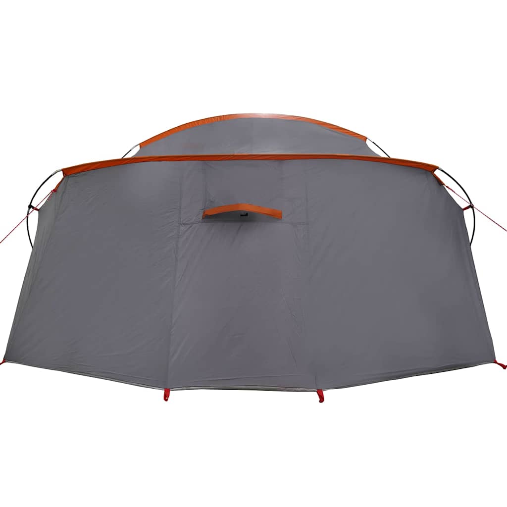 Tenda a tunnel con tetto Grigio e arancione 318 x 275 x 140 cm 42004055