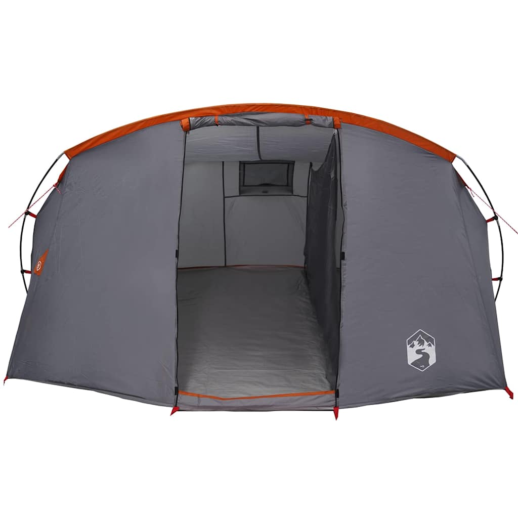 Tenda a tunnel con tetto Grigio e arancione 318 x 275 x 140 cm 42004055