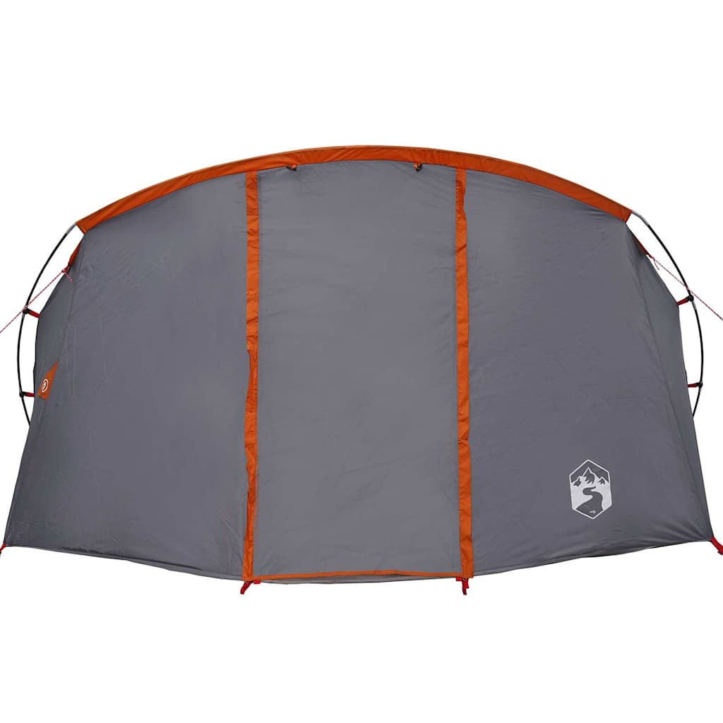 Tenda a tunnel con tetto Grigio e arancione 318 x 275 x 140 cm 42004055