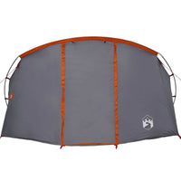 Tenda a tunnel con tetto Grigio e arancione 318 x 275 x 140 cm 42004055