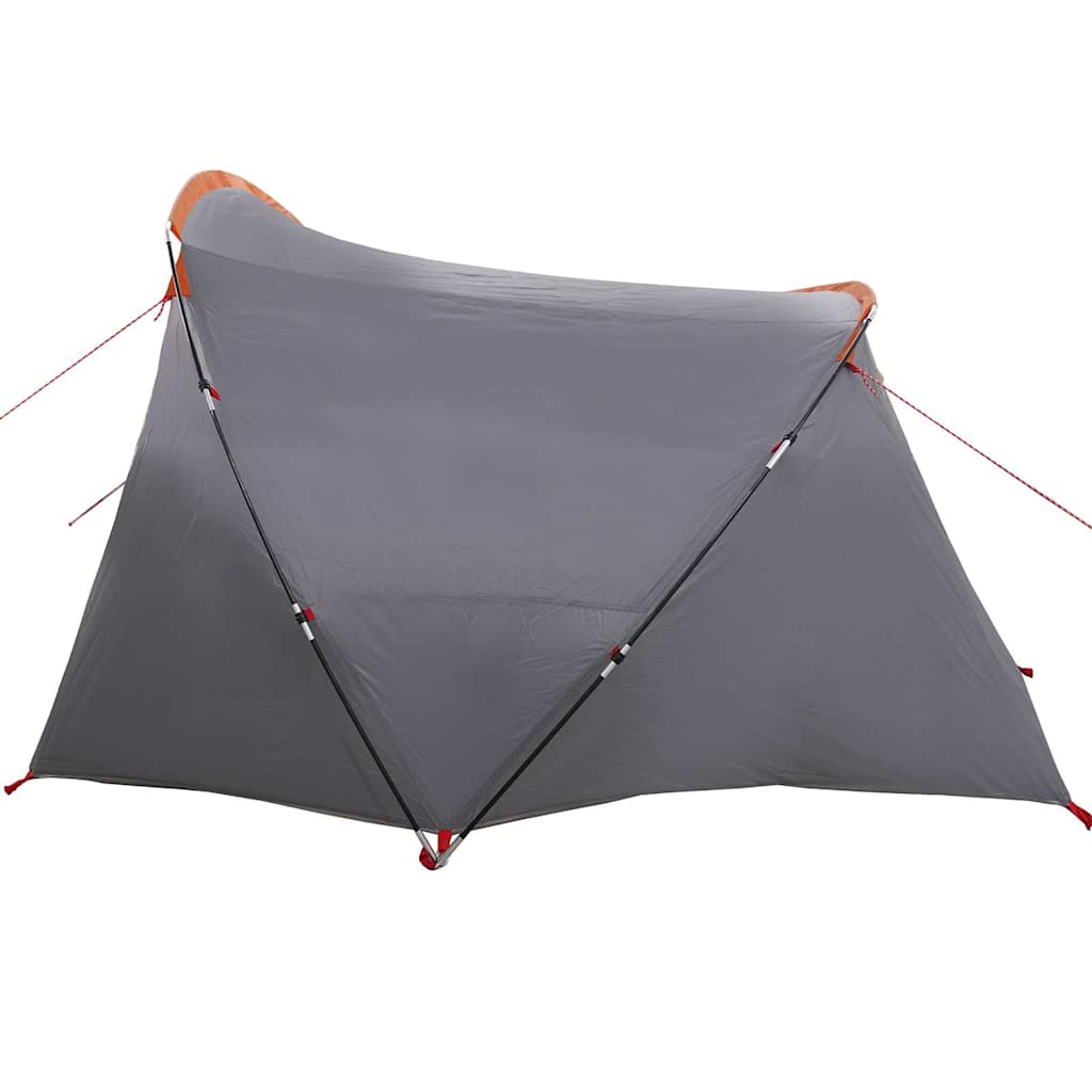 Tenda a tunnel con tetto Grigio e arancione 318 x 275 x 140 cm 42004055
