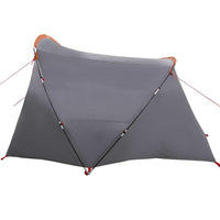 Tenda a tunnel con tetto Grigio e arancione 318 x 275 x 140 cm 42004055