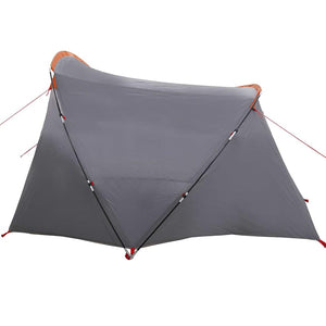 Tenda a tunnel con tetto Grigio e arancione 318 x 275 x 140 cm 42004055