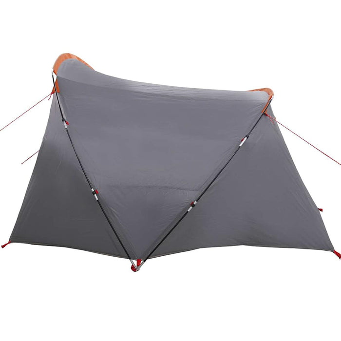 Tenda a tunnel con tetto Grigio e arancione 318 x 275 x 140 cm 42004055