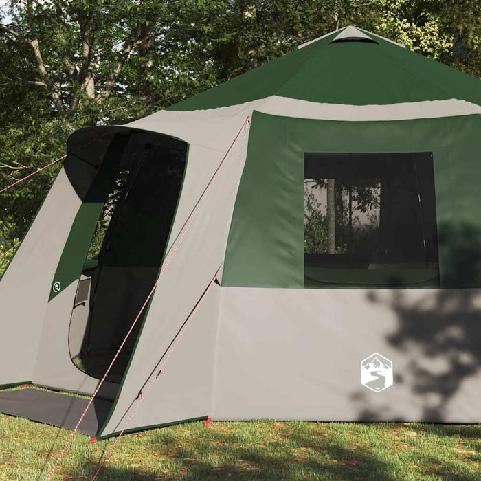 Tenda Capanna con tetto Verde e Grigio 500 x 500 x 294 cm 42004056