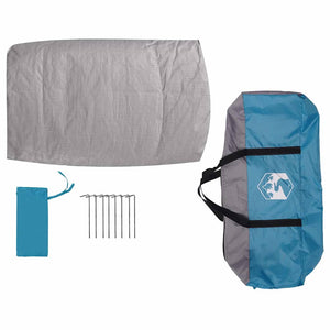 Tenda interna con tetto Blu e Grigio 300 x 300 x 250 cm 42004063