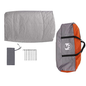 Tenda interna con tetto Grigio e arancione 300 x 300 x 250 cm 42004064