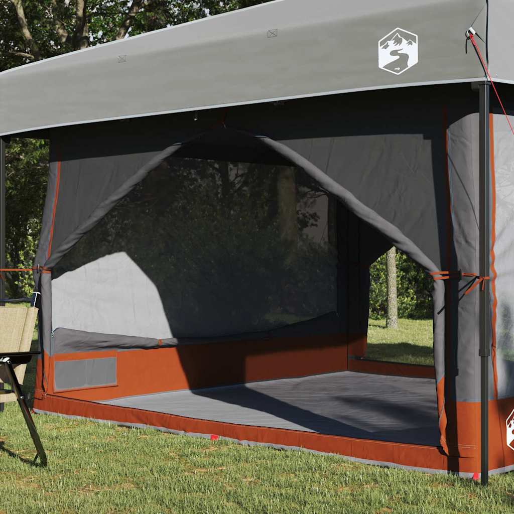 Tenda interna con tetto Grigio e arancione 300 x 300 x 250 cm 42004064