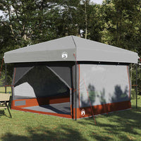 Tenda interna con tetto Grigio e arancione 300 x 300 x 250 cm 42004064