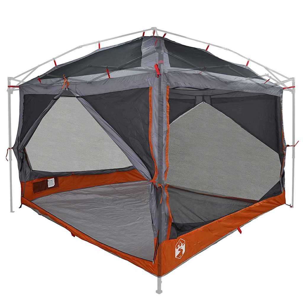 Tenda interna con tetto Grigio e arancione 300 x 300 x 250 cm 42004064