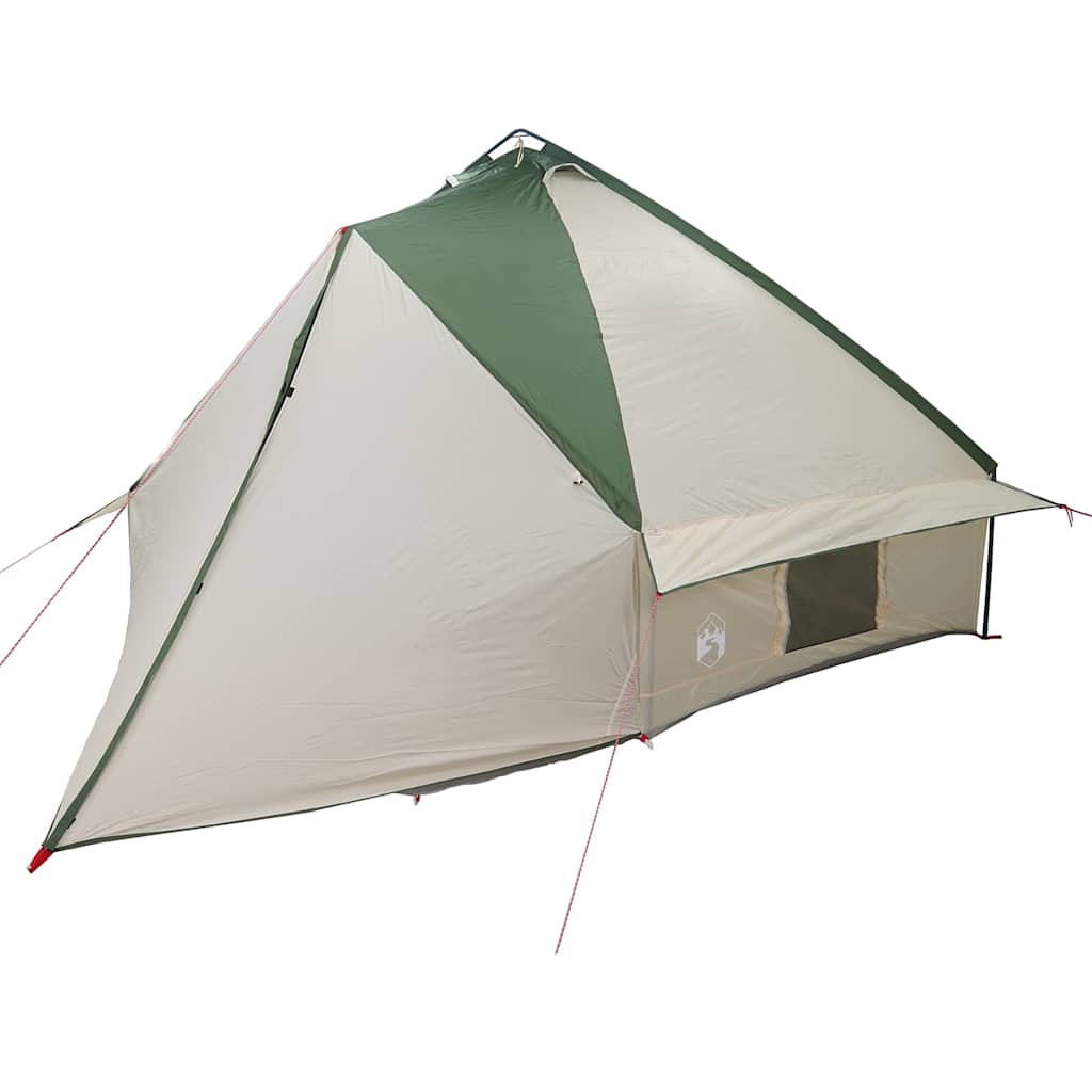 Tenda Teepee con tetto Verde e Bianco 490 x 410 x 210 cm 42004065