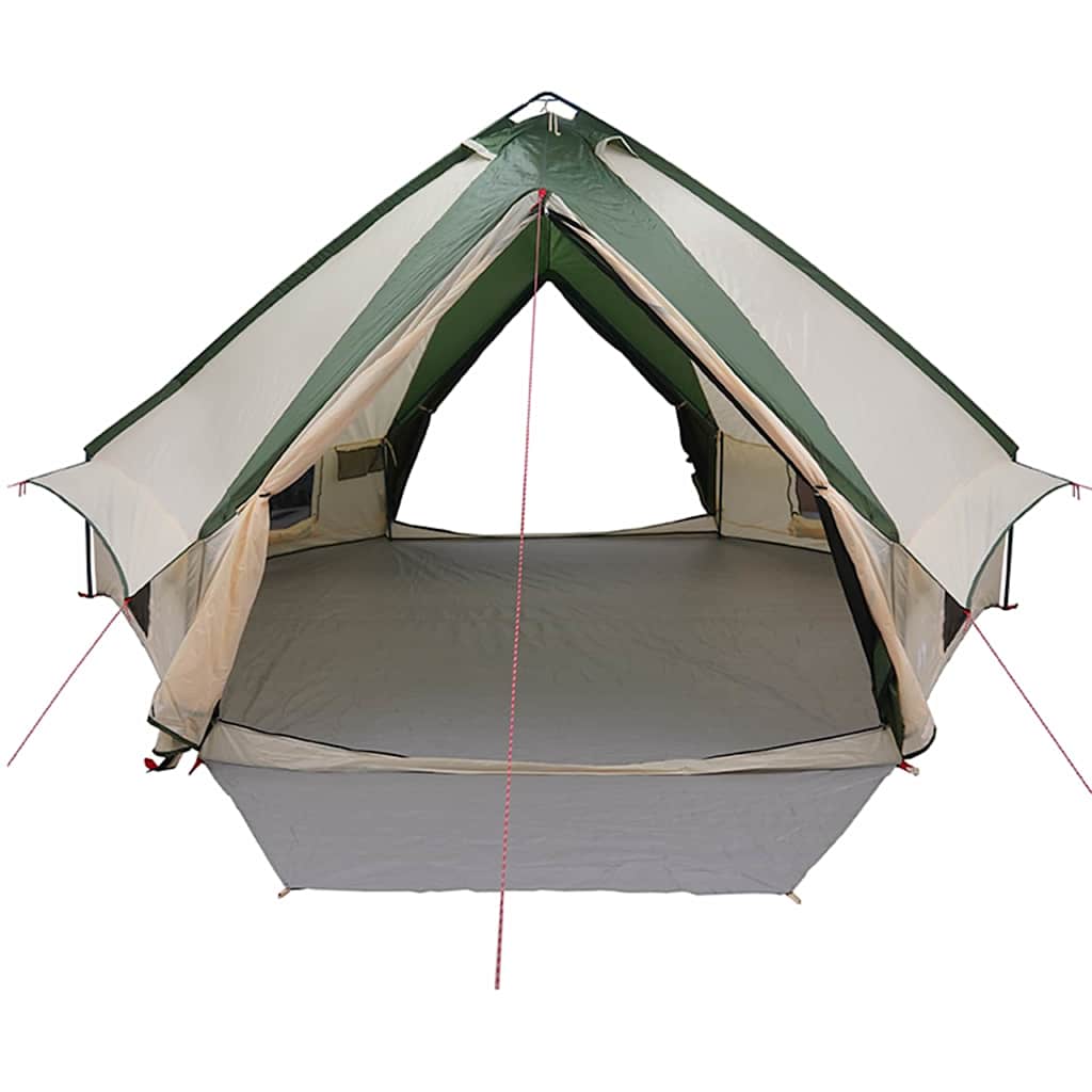 Tenda Teepee con tetto Verde e Bianco 490 x 410 x 210 cm 42004065