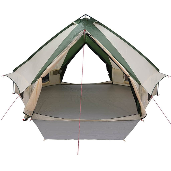 Tenda Teepee con tetto Verde e Bianco 490 x 410 x 210 cm 42004065