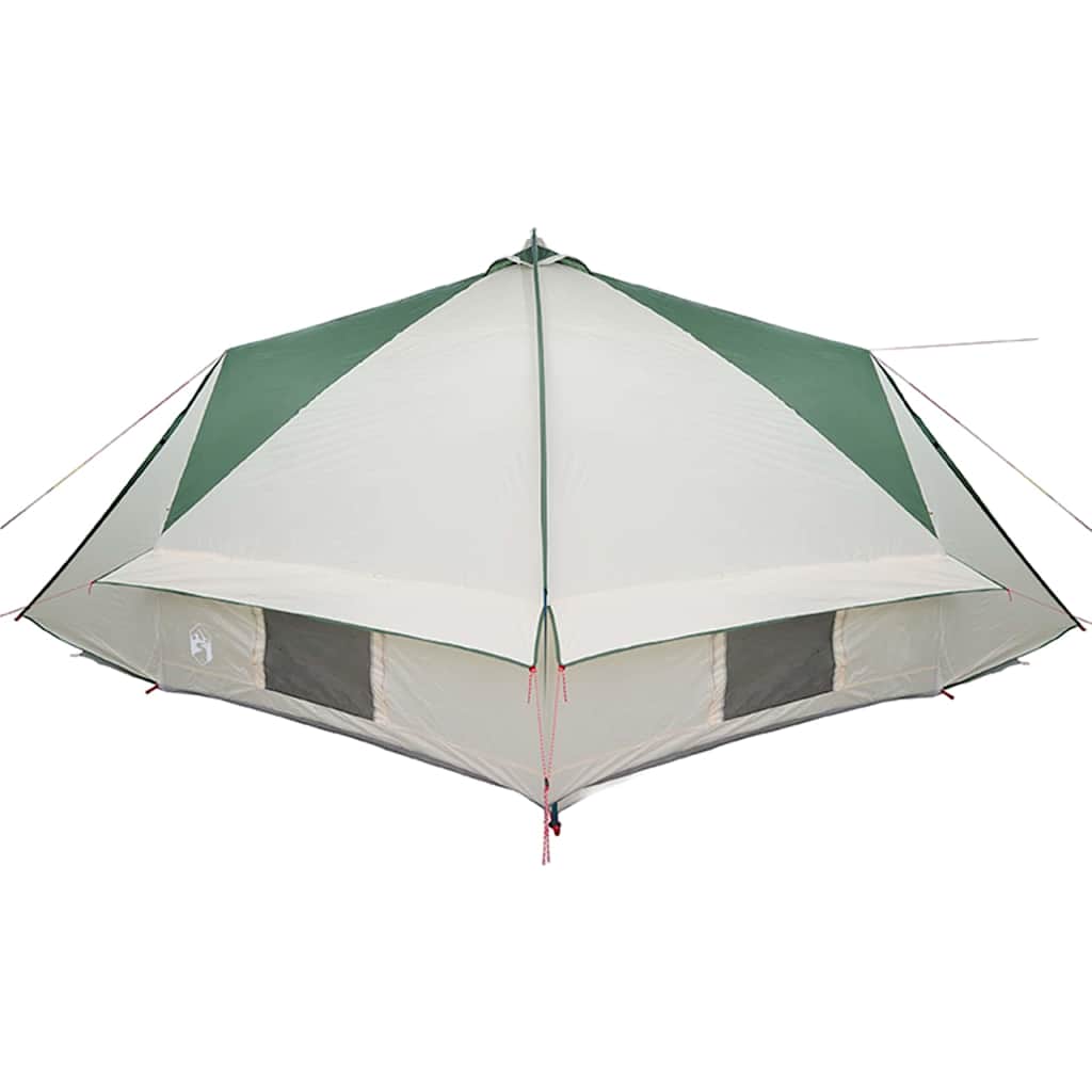 Tenda Teepee con tetto Verde e Bianco 490 x 410 x 210 cm 42004065