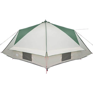 Tenda Teepee con tetto Verde e Bianco 490 x 410 x 210 cm 42004065