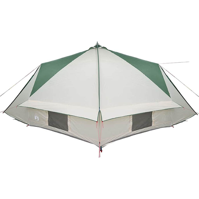 Tenda Teepee con tetto Verde e Bianco 490 x 410 x 210 cm 42004065