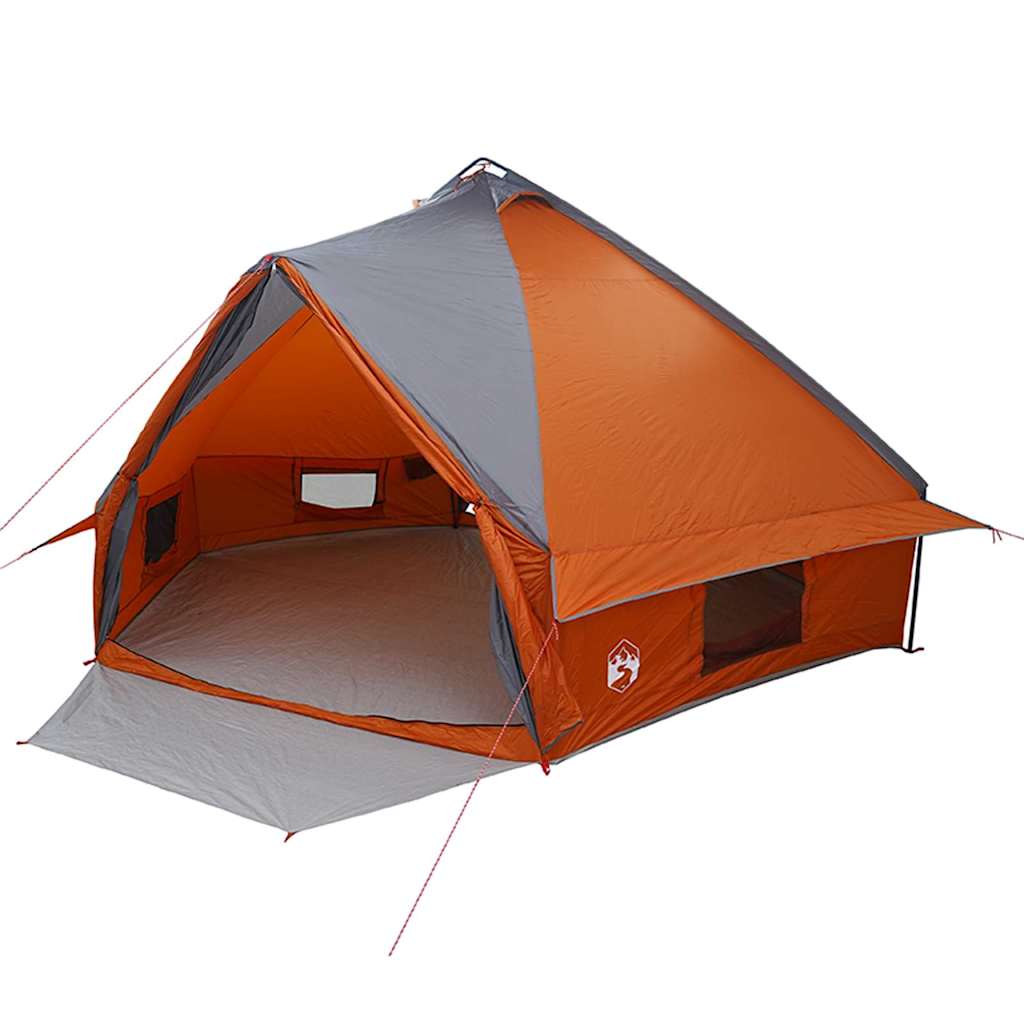 Tenda Teepee con tetto Grigio e arancione 490 x 410 x 210 cm 42004067