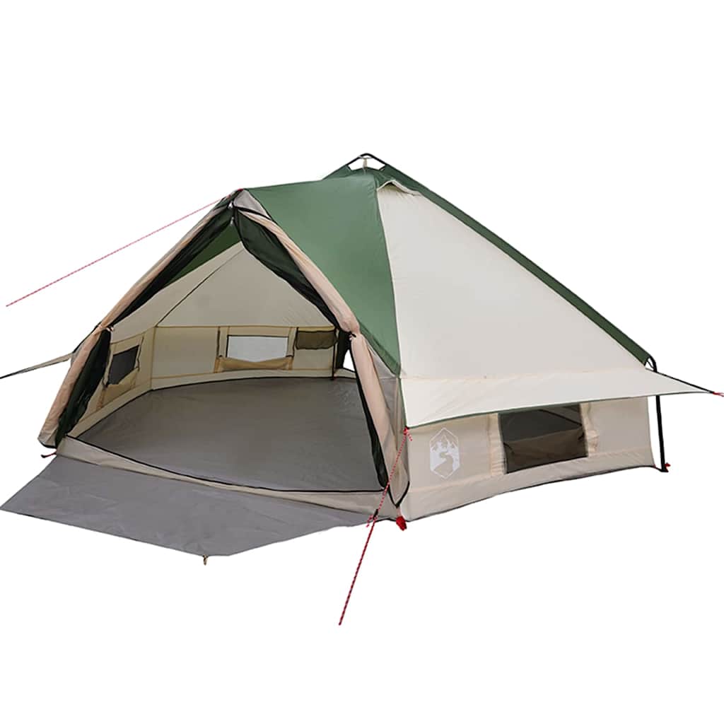 Tenda Teepee con tetto Verde e Bianco 490 x 410 x 210 cm 42004068