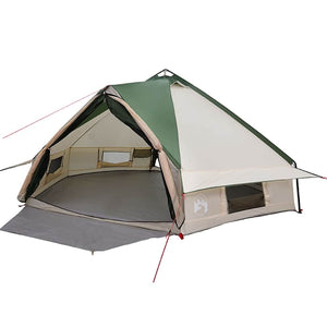Tenda Teepee con tetto Verde e Bianco 490 x 410 x 210 cm 42004068