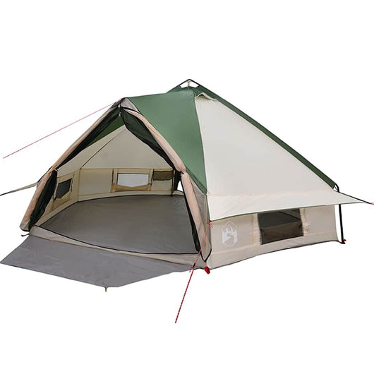 Tenda Teepee con tetto Verde e Bianco 490 x 410 x 210 cm 42004068