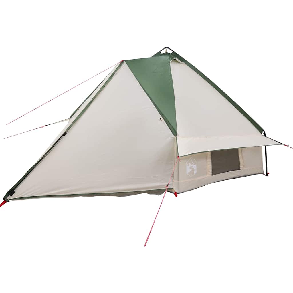 Tenda Teepee con tetto Verde e Bianco 490 x 410 x 210 cm 42004068